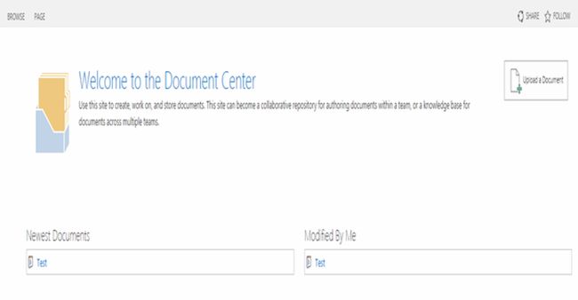 welcome to document center